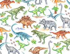 Dinosaur Chintz